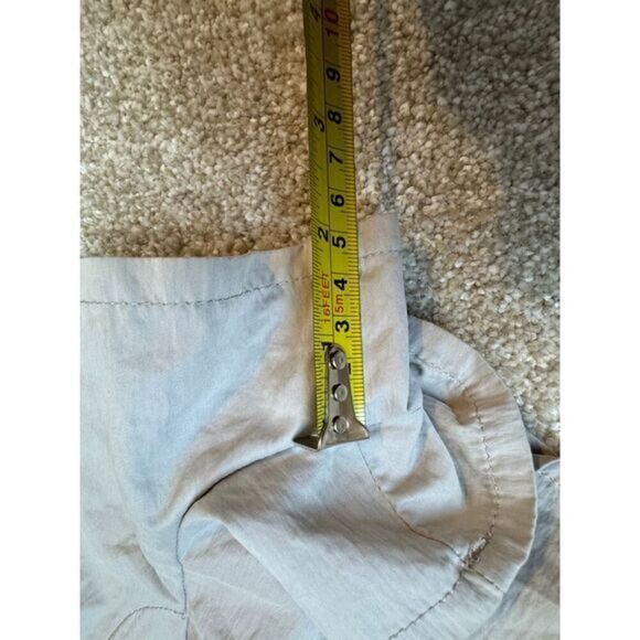 Zara Light Gray Cargo Shorts‎ Elastic Waist Casual Summer Wear M - Picture 6 of 6